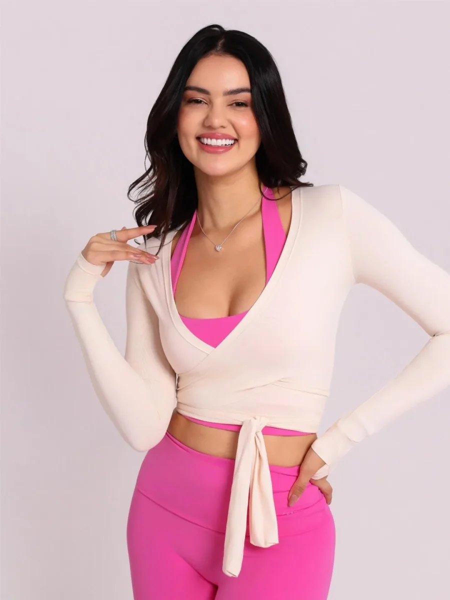 Cropped Long Sleeve Baunilha