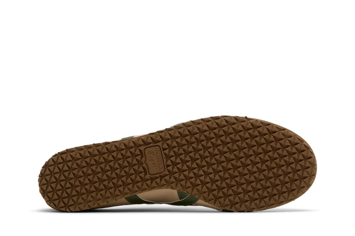 Tênis Onitsuka Tiger Mexico 66 Beige Grass Green Marrom - Image 4