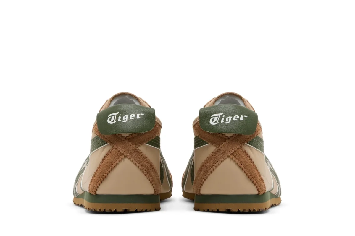 Tênis Onitsuka Tiger Mexico 66 Beige Grass Green Marrom - Image 5