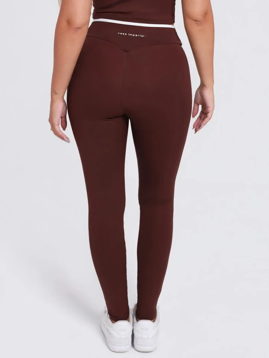 Legging Contrast Espresso Com Off - Image 3