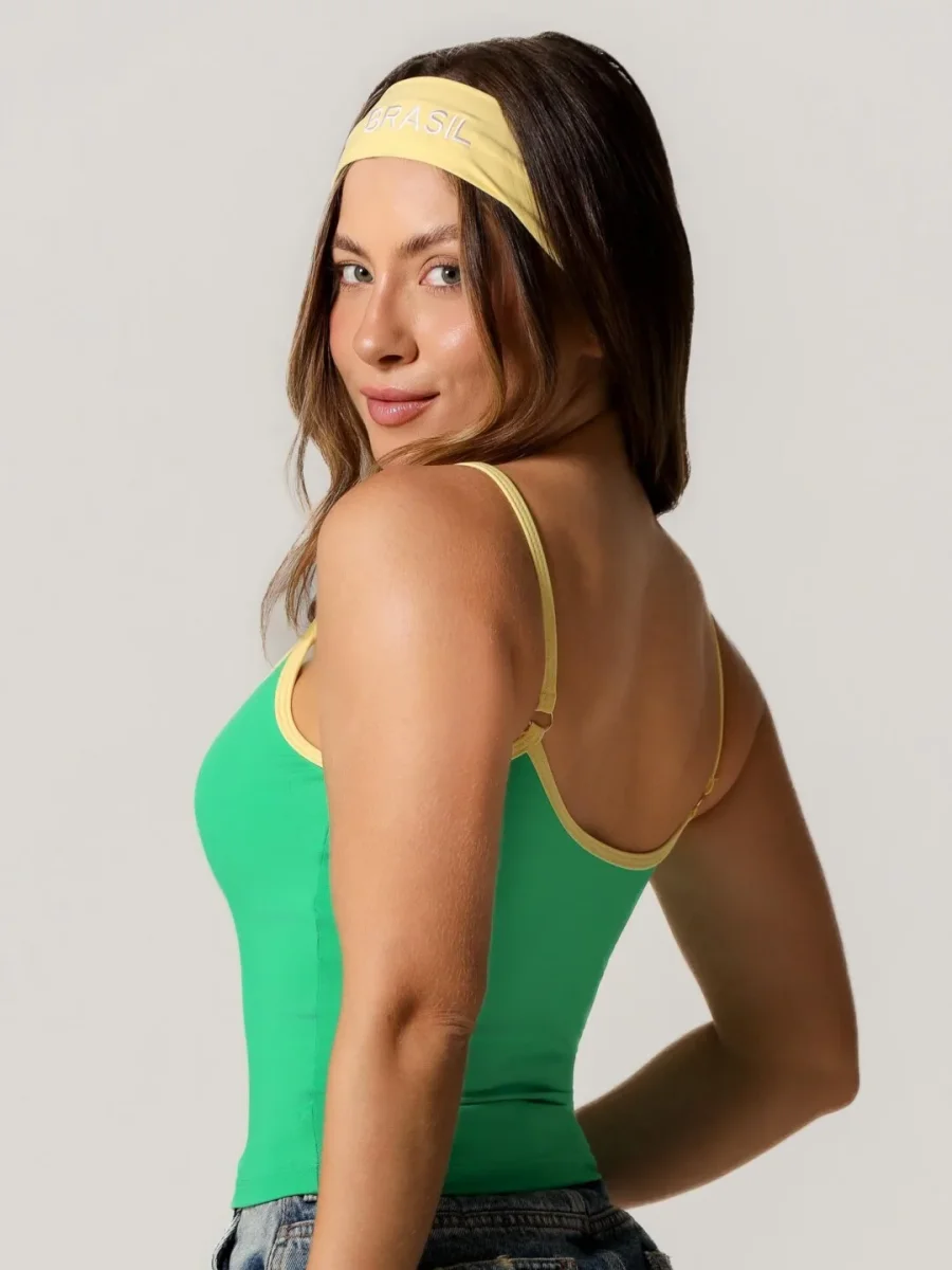 Regata Form Verde Com Amarelo - Image 3