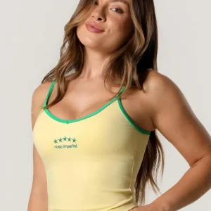 Regata Form Amarelo Com Verde