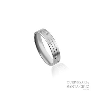 Aliança de Prata 925 Statement – 6 mm