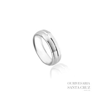 Aliança de Prata 925 Statement – 6 mm