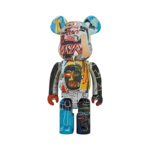 MEDICOM TOY - Bearbrick Jean-Michel Basquiat "Special" 1000% Toy Art Multi-Color