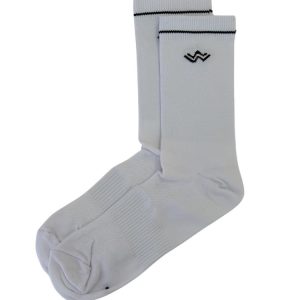 Meia De Poliamida De Corrida Branco