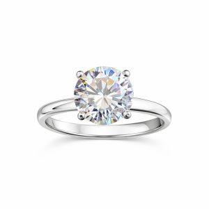 Anel Solitário Moissanite