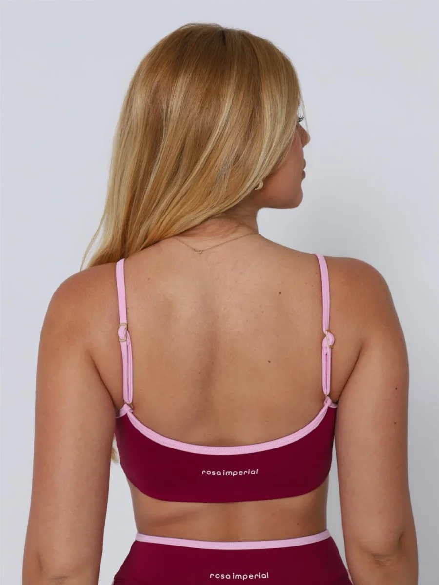 Top Contrast Valentino Com Rosa - Image 3