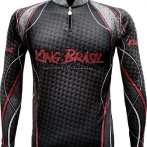 Camisa Esportiva Masculina Proteção Solar DryFit Preta King