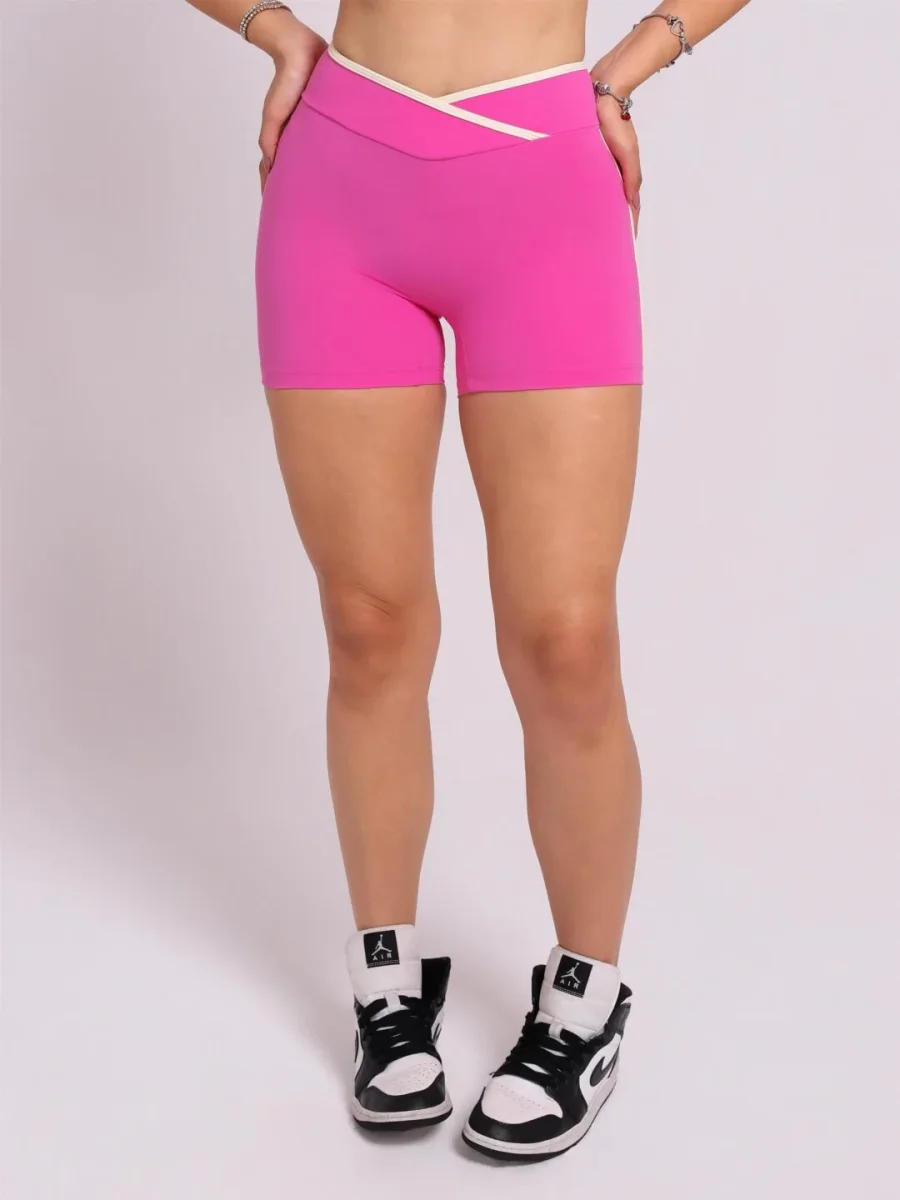 Short Contrast Milk Shake Com Baunilha