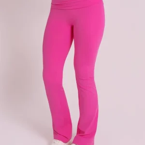 Calça Flare Fold Milk Shake