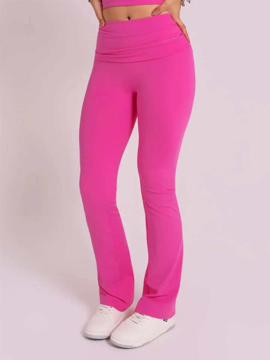 Calça Flare Fold Milk Shake - Image 2