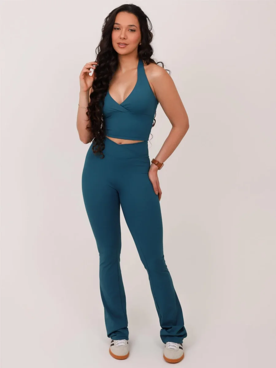 Calça Flare New Flex Azul Deep - Image 4