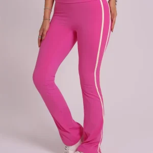 Calça Flare Fold Duo Milk Shake Com Baunilha
