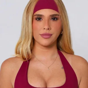 Faixa De Cabelo Bordada Valentino