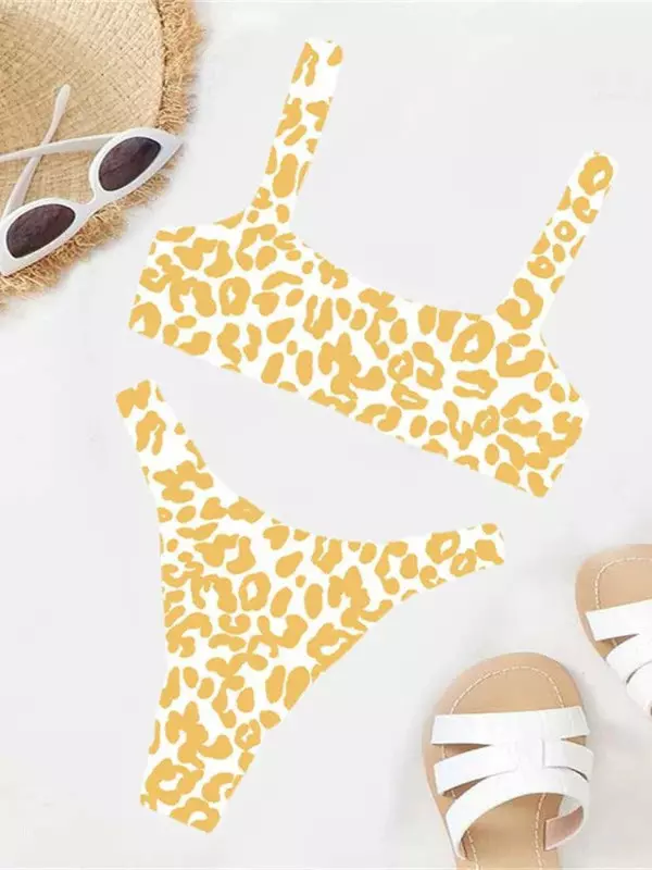 Biquíni Feminino Estampado Fio Dental Push Up - Image 8