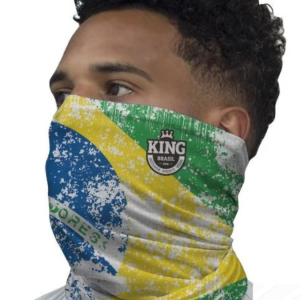 Bandana Estampa Brasil Branca King