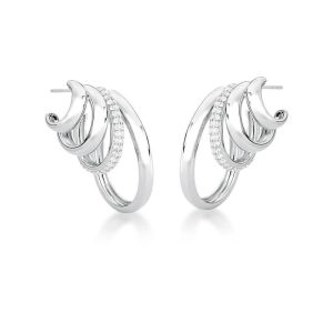 Argola Four Turns Silver