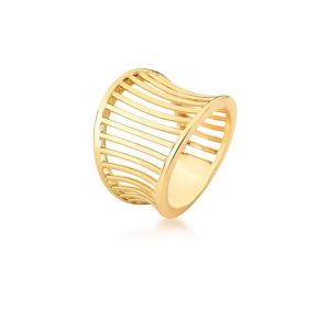 Anel Hollow Gold