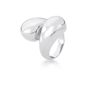 Anel Two Drops Silver