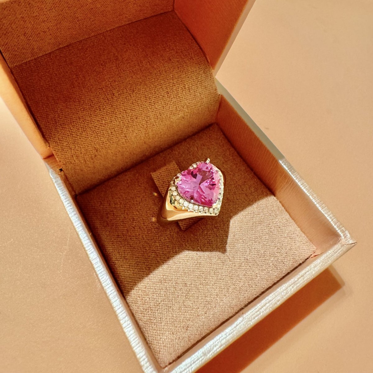 Anel Heart Pink - Image 3