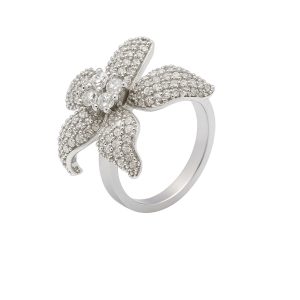 Anel Luxo Flower