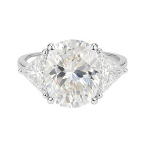 Anel Three Oval Stones