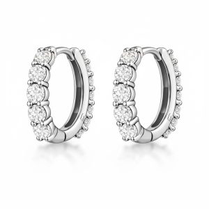 Argolinha Slim Luz Moissanite