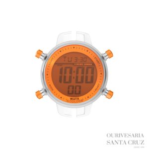 WATXandCO Relógio Digital Papaya Orange 43mm