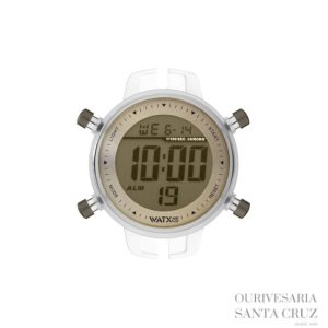 WATXandCO Relógio Digital Pixel Grey 43mm