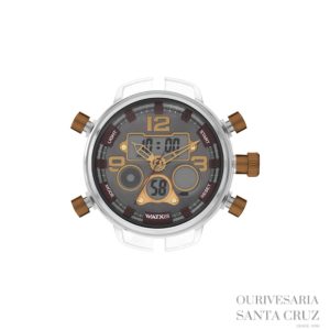WATXandCO Relógio Rock II Wild Boy Brown & Old Gold 49mm