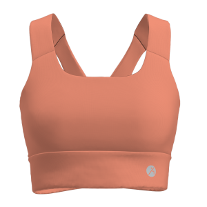 Top Feminino Nadador Trama Coral Marca Kalou