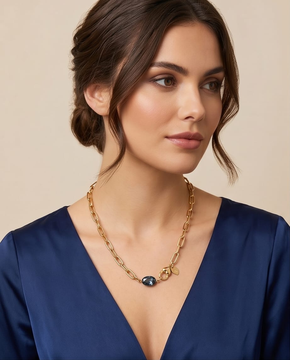 CORRENTE CHOKER LUXO ESTILOSA TOPAZIO - Image 6