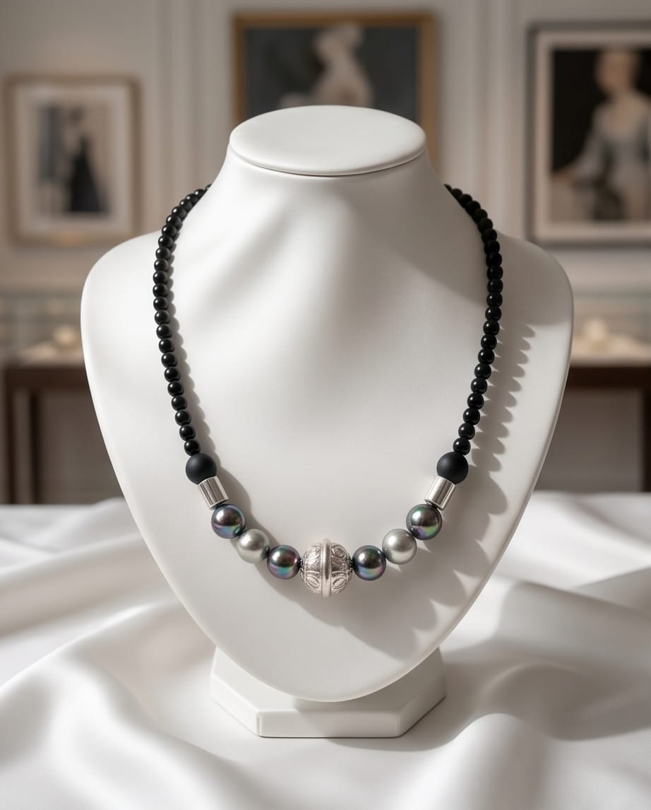 CHOKER PEARSTONE PEDRAS E PEROLAS - Image 5