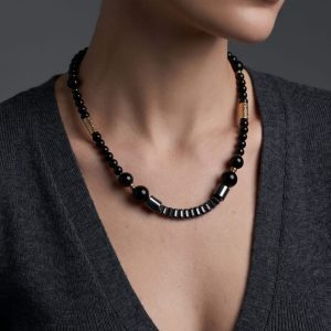 CHOKER BELLY DARCK ZIRCONIAS BAGUETE