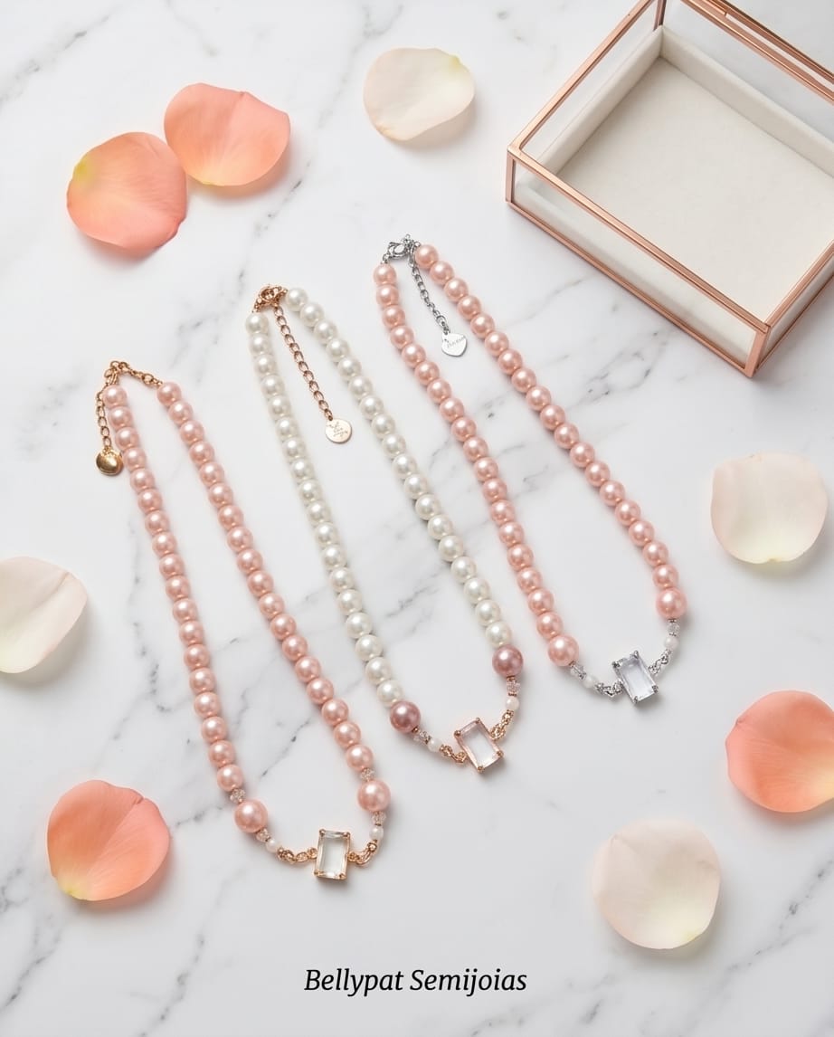 CHOKER PEROLAS E ZIRCONIAS MENINA LUXE LINE - Image 7