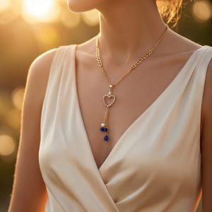 GARGANTILHA GRAVATA LUXE LINE ZIRCONIAS