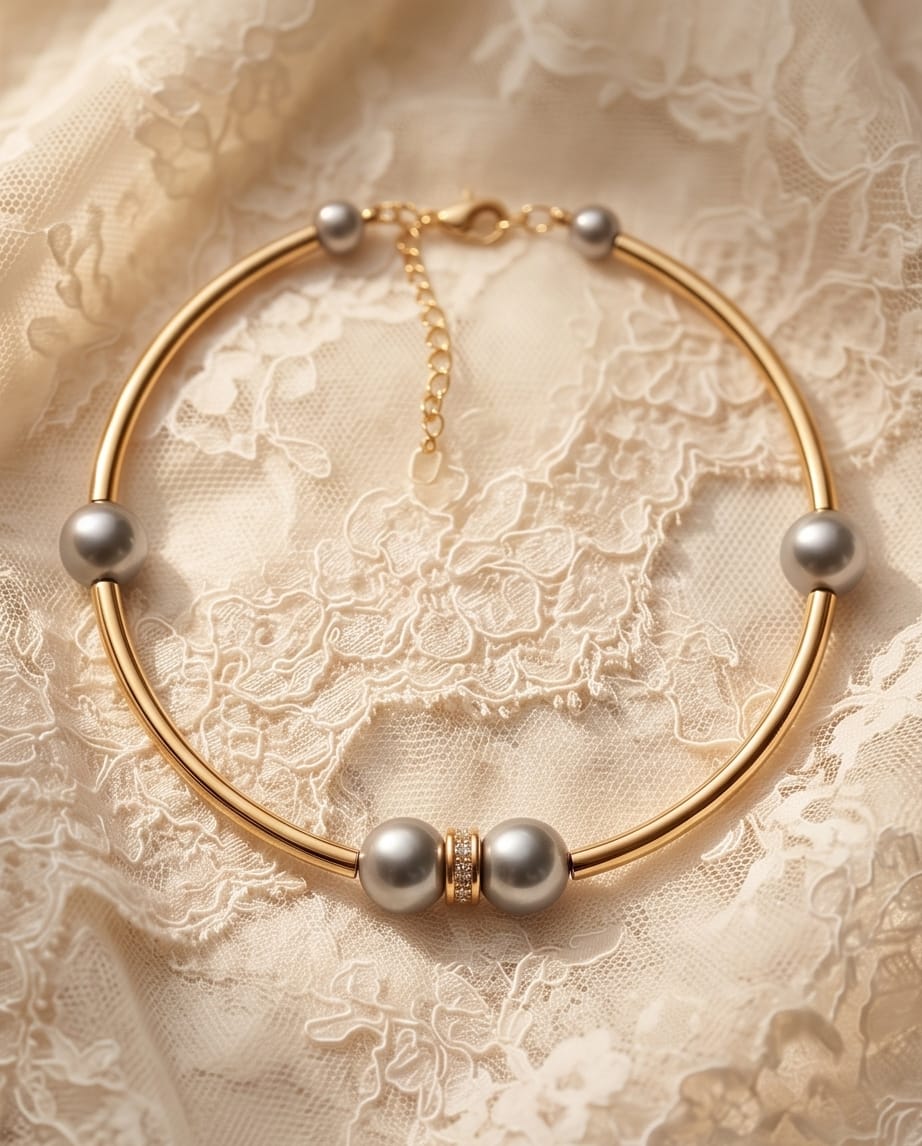 CHOKER MENINA LUXE LINE COM ZIRCONIAS - Image 7