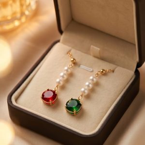 GARGANTILHA ZIRCONIA E PEROLAS SEMIJOIAS ELEGANTES PARA PRESENTEAR