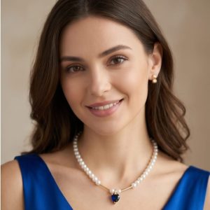 CHOKER AMOR GLAMOUR PEROLAS E ZIRCONIAS