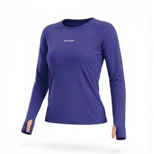 Blusa de Corrida Feminina Run Protection Palace Blue Zero Açúcar