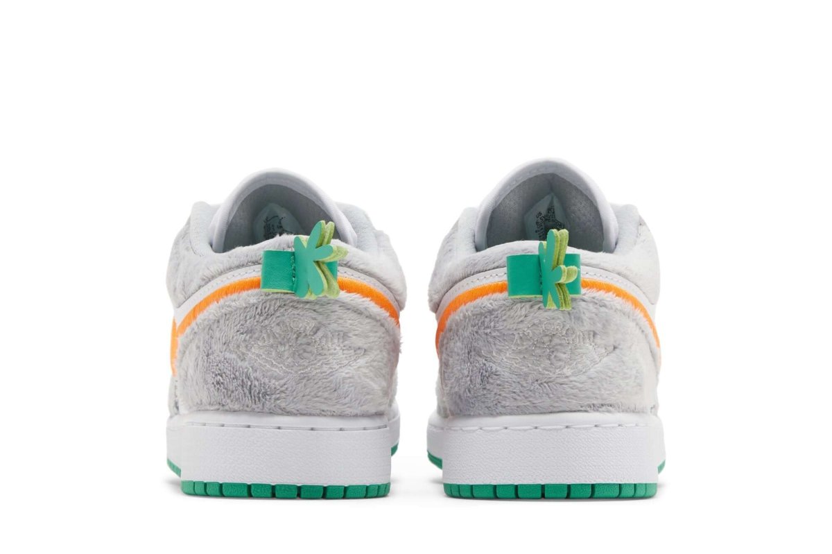 Tênis Nike Air Jordan 1 Low GS Rabbit Cinza - Image 5