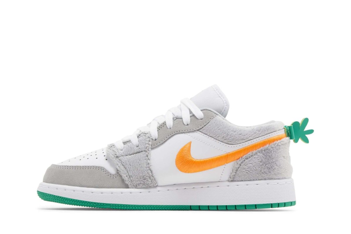 Tênis Nike Air Jordan 1 Low GS Rabbit Cinza - Image 3