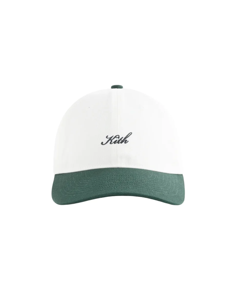 Boné Kith Script Logo Classic Boné Stadium Branco/Verde