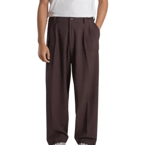 Calça Saint Studio Alfaiataria Leve Prega Dupla Marrom