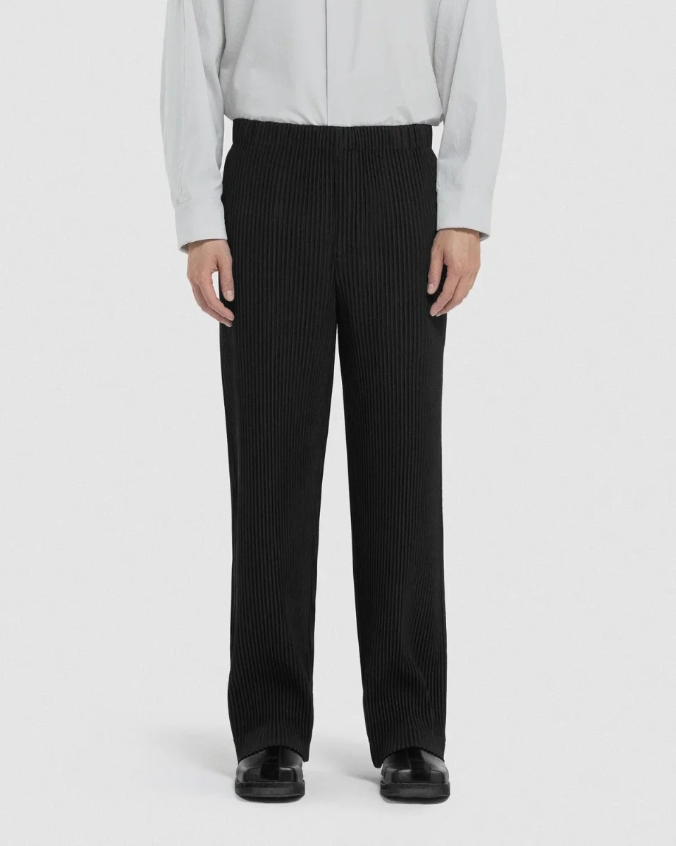 Calça Saint Studio Plissada Tech Preto - Image 3