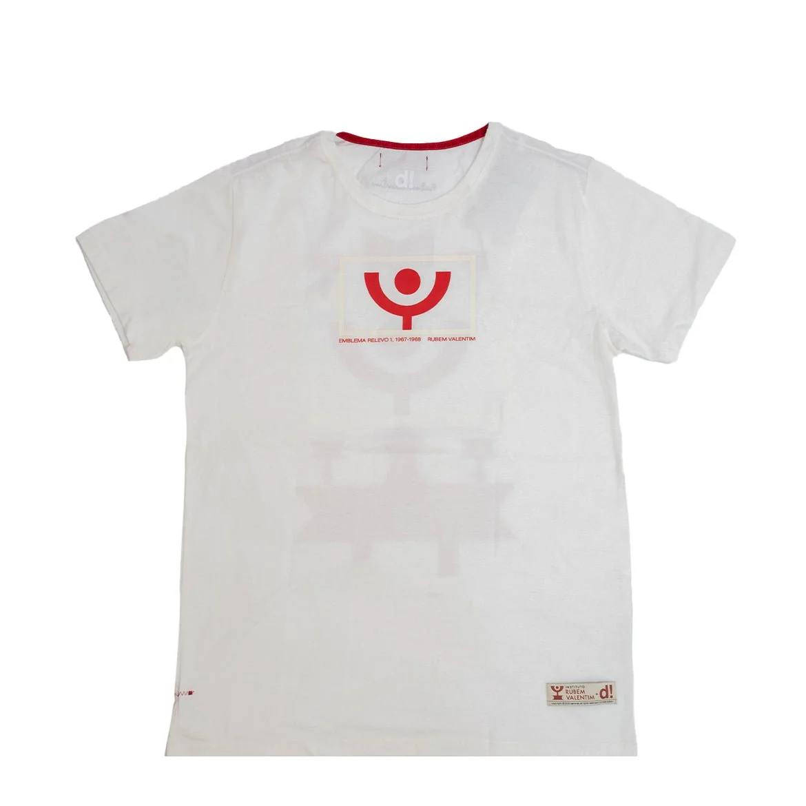Camiseta Dane-se x Rubem Valentin Relevo 1 Branco - Image 2