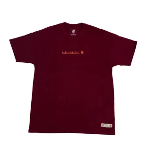 Camiseta Oversized Dane-se x Rubem Valentim 1981 Bordo