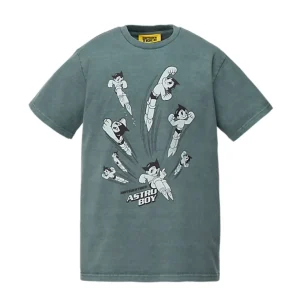Camiseta Oversized Onitsuka Tiger x Astroboy Graphic Verde