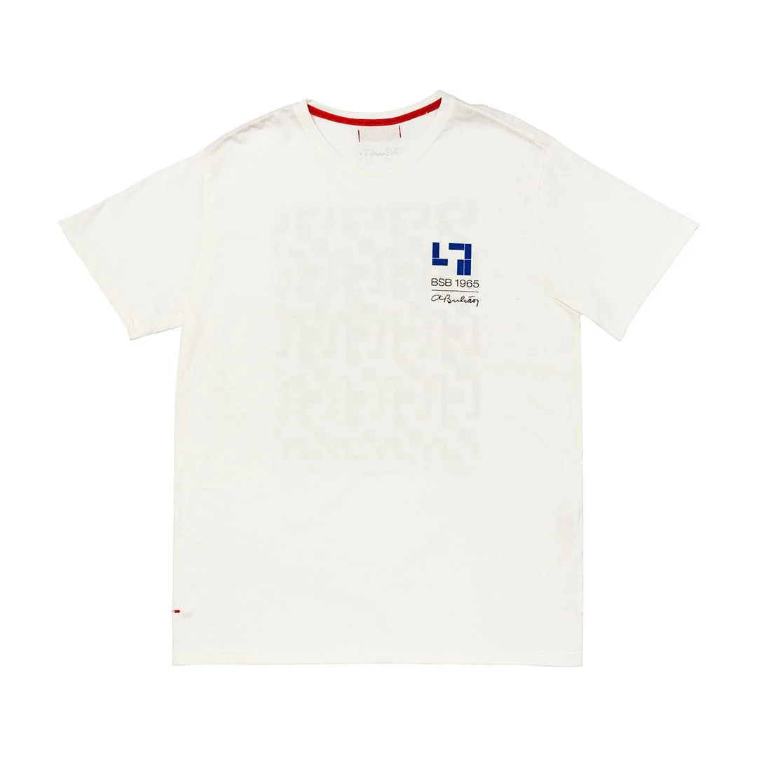 Camiseta Painel Dane-se x Athos Bulcão 107 Norte Branco - Image 3